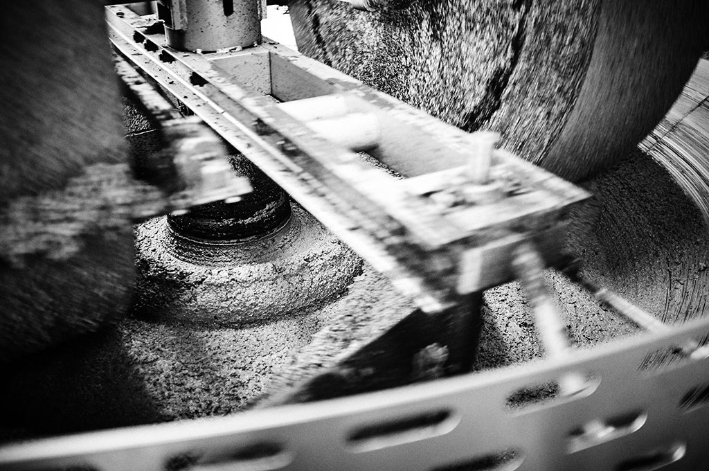 Meule à olives du moulin